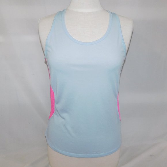 Xersion Womens S Light Blue Pink Tank Top - Picture 2 of 7